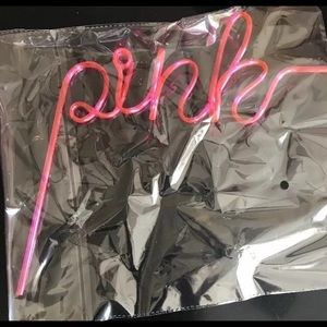 Limited Edition Victoria Secret Pink straw